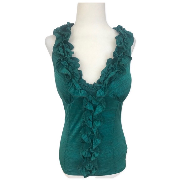 Halter Green Blouse - Picture 3 of 4